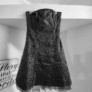 Jessica McClintock 9/10 black semi formal gown